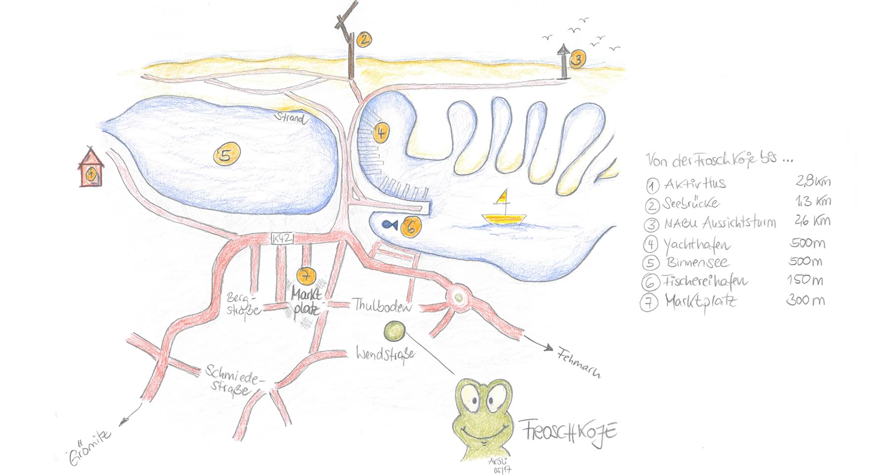 Lageplan Froschkoje