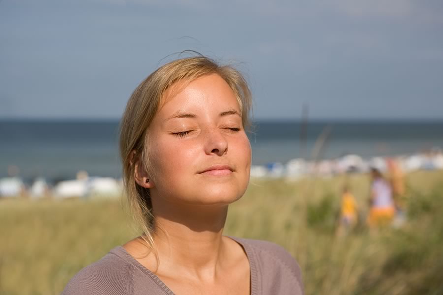 entspannt Sommer genießen